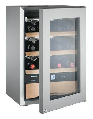Liebherr WKes 653 GrandCru Compressor Wine Cooler - 12 Bottles - Stainless Steel