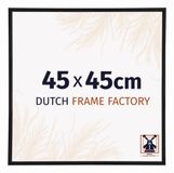 Dutch Frame Factory Fotolijst 45x45 cm - Kunststof - Zwart Mat - Angers