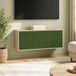 Prolenta Maison Exclusive - Wandmontabele TV-kast. Afmetingen: 102 x 33 x 40 cm. Kleur: Sonoma-eik