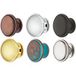 Häfele NELLES Bouton de meuble Métal Ø 36 mm Cuivre Rustique