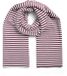 PIECES PCALBERTE SCARF BC Gestreept Polyester Vrouwen Sjaal Winetasting