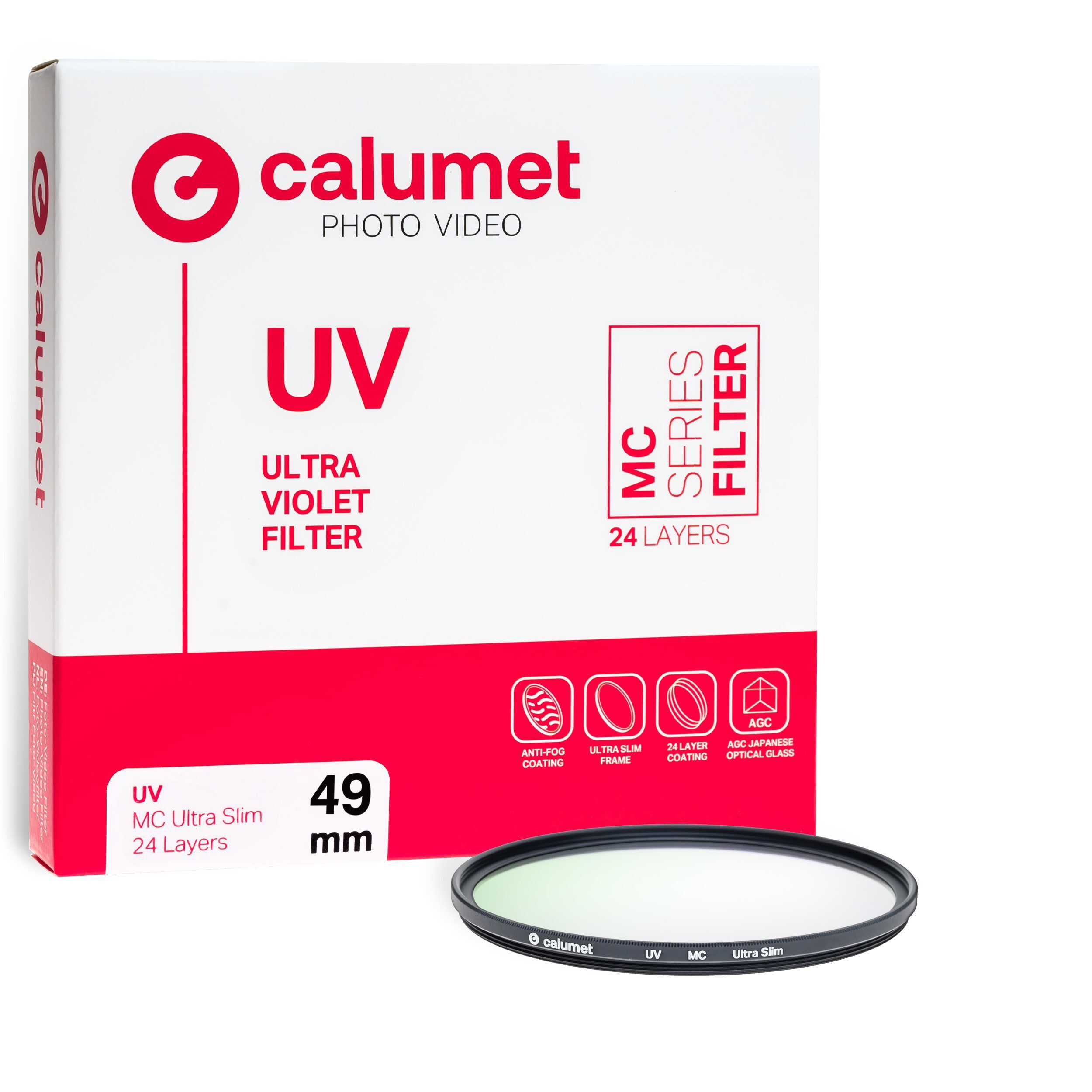 Calumet Calumet MC Ultra Slim 24 Layers UV-filter 49mm