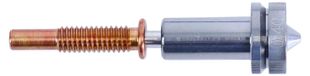 OEM 3D-printer nozzle, 0,4 mm, geschikt voor hoge temperaturen, slijtvast, grijs