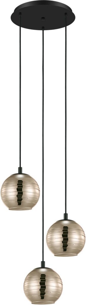 EGLO Hanglamp Lemorieta - Glas - Goud 44 x 150 x 44 cm (BxHxD)