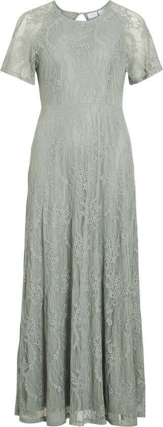 VILA VIFEMMA S/S Lace Dress - NOOS/DC - Women - Green - Size S