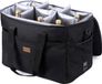 Packaway 4 Laags Geïsoleerde Koeltas - Lunchtas 40 liter - Inclusief Divider - Zwart