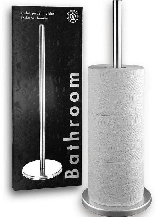 Basic Bathroom Solutions Toiletrolhouder 45 cm - Zilver