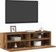Syfax TV Wandkast 2 st Oud Hout Bewerkt hout