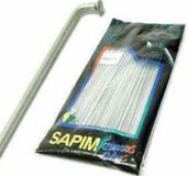 Sapim Spaak 12-302 z/nippel (1 stuk) - Grijs, Unisex, Stadsfiets
