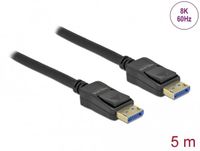 Delock DisplayPort kabel 5 m Zwart