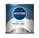 Histor Perfect Base Metaal Grondverf - Verf voor Binnen - Primer Verf op Waterbasis - Uitstekende Hechting en Extra Dekking - Wit - 0.25 L