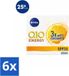 NIVEA Q10 Energy Dagcrème Anti-rimpelcrème SPF 15 50 ml Voordeelverpakking 6 stuks