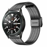 By Qubix - Stalen bandje - Zwart - geschikt voor Huawei Watch 5 - 46mm