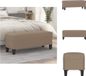 vidaXL Bankje 100x35x41 cm microvezelstof taupe