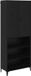 vidaXL Highboard Noir Chêne 69,5 x 34 x 180 cm Bois traité