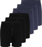 Almonu Heren boxershort 6 pack Cotton zwart/navy