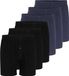 Almonu Heren boxershort 6 pack Cotton zwart/navy