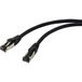 Renkforce RF-7106484 RJ45 Netwerk Netwerkkabel, patchkabel CAT 8.1 S/FTP 3.00 m Zwart 1 stuk(s)