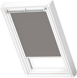 VELUX Origineel Verduisterend Rolgordijn (DKL) Wit Kozijn, MK04, Grijs