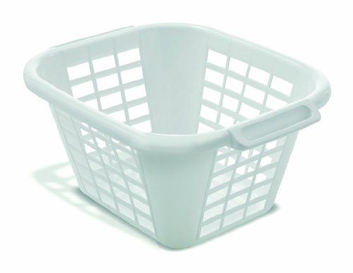 ADDIS 505976 24 liter vierkante wasmand, wit