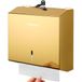 Papieren Commerciële muur keukenpapier dispenser, C-vouw, handpapieren handdoekdispenser, roestvrijstalen houder