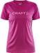 Craft - CORE Essence Logo Tee W - T-shirt - Rose - Femme - Taille M