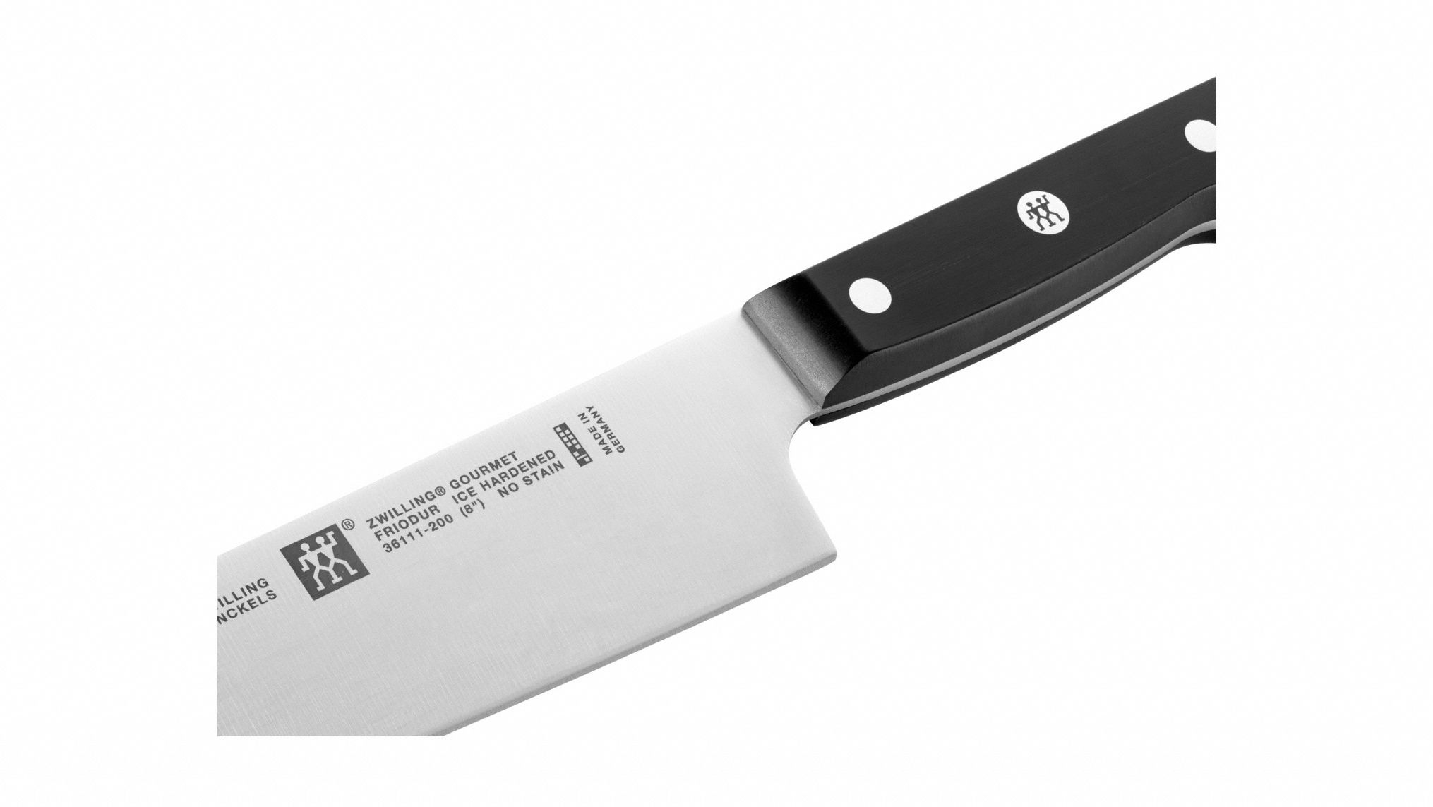 Zwilling Gourmet Chef's Knife - 20cm - Stainless Steel - Black Handle