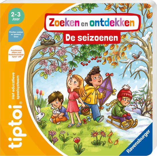 Ravensburger tiptoi® Zoeken en ontdekken: De seizoenen - Interactief Leersysteem