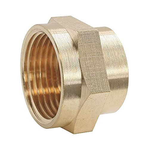 SOMATHERM FOR YOU 3540730011053 FF NIPPLE reduceert STOP-1\" - 3/4 (x2) Vermindering koppeling van messing dubbel vrouwelijk 26/34-20/27 zakken van 2 stuks