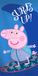 Peppa Pig Surf badhanddoek, strandhanddoek 70x140cm