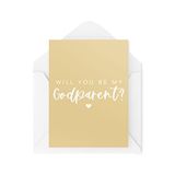 Godparent Cards - Wil je mijn God Ouder zijn - God Ouder Voorstel - Non Binary Godparent Card - Be My Godparent - Doopkaart - CBH1433