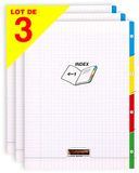 Calligraphe 18229AMZC Pak met 3 Geniete Schriften 4 Tabs Kleurloos