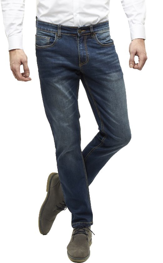 24/7 Jeans Palm S07 Sand Blasted Medium Blue-31-34