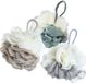 Hoge Badset Met Bubbelnet Spons 3 Kleuren Badluffa Pour Exfoliation Douce Et Nettoyage