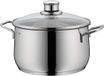 Diadem Plus 20 cm casserole - Avec couvercle en verre - Cromargan acier inoxydable poli