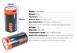 PowerSmart 4-pack oplaadbare D-batterijen, lithium-ion, 1,5V, 5800mWh, met Type-C aansluiting