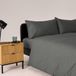 Bassetti Beddengoedset voor eenpersoonsbed, grijs, 100% katoen, 155 x 200 cm
