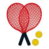 Schildkröt Beachtennis 970130 set, 2 rackets, 2 softballen, in hersluitbare nettas