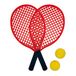 Schildkröt Beachtennis 970130 set, 2 rackets, 2 softballen, in hersluitbare nettas
