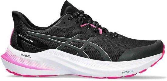ASICS GT-2000 12 Lite-show Hardloopschoenen Zwart EU 39 1/2 Vrouw
