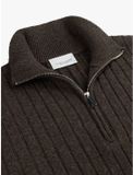 Profuomo - Trui Bruin Profuomo Lange Mouw Overhemd Bruin Ppwj30019