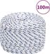 vidaXL - Bateau - corde - 10 - mm - 100 - m - polypropylène - blanc