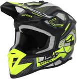Acerbis Linear Graphic Mat Zwart Gele Crosshelm