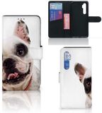 B2Ctelecom Xiaomi Mi Note 10 Lite Telefoonhoesje met Pasjes Franse Bulldog