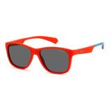 GAFAS Polaroid Kinderen PLD 8052/S IWK Matte Red Blue Zonnebrillen