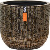 Capi Europe Bloempot bol Skin - 14x13 cm - Goud