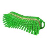 Maya Professional Tools 95063-5 multifunctionele wasborstel, harde borstelharen, bevestigingssysteem, hars, FBK/levensmiddelhygiëne, 210 mm x 70 mm, groen