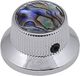 Boston KCH-262 Belknop met Abalone Inleg en Chroomafwerking