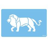 PME Lion taartdecoratiesjabloon 1 stuk(s) Blauw Rechthoek ABS