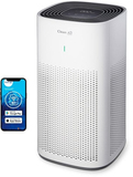 Clean Air Optima CA-507 Smart - Smart HEPA Ionisator Luchtreiniger - 360° Airflow - Extreem stil - 20 m² - Lichtgrijs/Wit